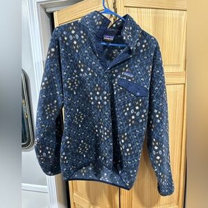 Patagonia Synchilla Blue and Gray Fleece